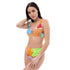 Grafkini™ Women's High Waisted Graffiti Bikini Candy - Stykonz Graffiti Streetwear