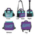 Insulated Picnic Bag Leakproof Cooler Bag Lunch Bag feat Turquoise Stykonz The Train Master - Stykonz Graffiti Streetwear