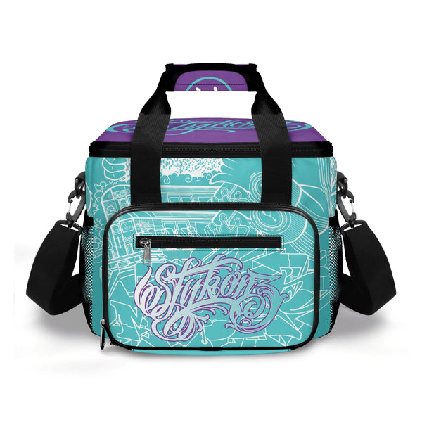 Insulated Picnic Bag Leakproof Cooler Bag Lunch Bag feat Turquoise Stykonz The Train Master - Stykonz Graffiti Streetwear