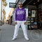 Men’s Graffiti AOP Hoodie – Purple Scriptkonz | Hip - Hop Streetwear Hoodie - Stykonz Graffiti Streetwear