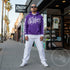 Men’s Graffiti AOP Hoodie – Purple Scriptkonz | Hip - Hop Streetwear Hoodie - Stykonz Graffiti Streetwear