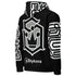 Men’s Graffiti AOP Hoodie – Stykonz White on Black Style Master Tag | Hip - Hop Streetwear Hoodie - Stykonz Graffiti Streetwear