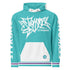Men’s Graffiti AOP Hoodie – Turquoise S - Kingz Crown Calli - Graff | Hip - Hop Streetwear Hoodie - Stykonz Graffiti Streetwear