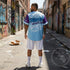 Men’s Graffiti Baseball Jersey – Ice - Block | Hip - Hop Streetwear Jersey - Stykonz Graffiti Streetwear