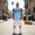 Men’s Graffiti Baseball Jersey – Ice - Block | Hip - Hop Streetwear Jersey - Stykonz Graffiti Streetwear