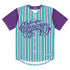 Men’s Graffiti Baseball Jersey – Stykonz Candy Turquoise Script | Hip - Hop Streetwear Jersey - Stykonz Graffiti Streetwear
