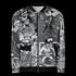 Men’s Graffiti Bomber Jacket – B&W Comic Stykonz 1 | Hip - Hop Streetwear Jacket - Stykonz Graffiti Streetwear