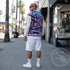 Men’s Graffiti Bomber Jacket – Stykonz Purple Wildstyle | Hip - Hop Streetwear Jacket - Stykonz Graffiti Streetwear