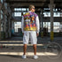 Men’s Graffiti Bomber Jacket – White The Train Master NY Wildstyle | Hip - Hop Streetwear Jacket - Stykonz Graffiti Streetwear
