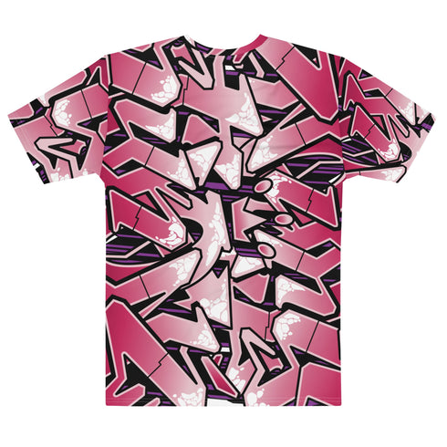 Men's Graffiti Crew Neck T-Shirt Black - Cherry Mild Wildstyle | Hip - Hop Streetwear Tee - Stykonz Graffiti Streetwear