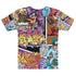 Men's Graffiti Crew Neck T-Shirt Comic Stykonz 1 | Hip - Hop Streetwear Tee - Stykonz Graffiti Streetwear