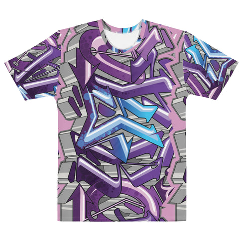 Men's Graffiti Crew Neck T-Shirt Stykonz Wildstyle | Hip - Hop Streetwear Tee - Stykonz Graffiti Streetwear