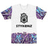 Men's Graffiti Crew Neck T-Shirt Wildstyle II | Hip - Hop Streetwear Tee - Stykonz Graffiti Streetwear