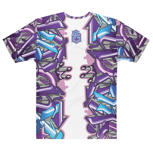 Men's Graffiti Crew Neck T-Shirt Wildstyle III | Hip - Hop Streetwear Tee - Stykonz Graffiti Streetwear