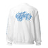 Men’s Graffiti Fleece Sweatshirt – B - Blue Scriptkonz II | Hip - Hop Streetwear Sweatshirt - Stykonz Graffiti Streetwear