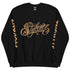 Men’s Graffiti Fleece Sweatshirt – Gold Scriptkonz | Hip - Hop Streetwear Sweatshirt - Stykonz Graffiti Streetwear