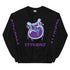 Men’s Graffiti Fleece Sweatshirt – Purple S - Kingz 2Line Throwup | Hip - Hop Streetwear Sweatshirt - Stykonz Graffiti Streetwear