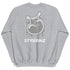 Men’s Graffiti Fleece Sweatshirt – White Scriptkonz | Hip - Hop Streetwear Sweatshirt - Stykonz Graffiti Streetwear