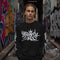 Men’s Graffiti Fleece Sweatshirt – White Stykonz Tag | Hip - Hop Streetwear Sweatshirt - Stykonz Graffiti Streetwear