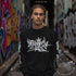 Men’s Graffiti Fleece Sweatshirt – White Stykonz Tag | Hip - Hop Streetwear Sweatshirt - Stykonz Graffiti Streetwear