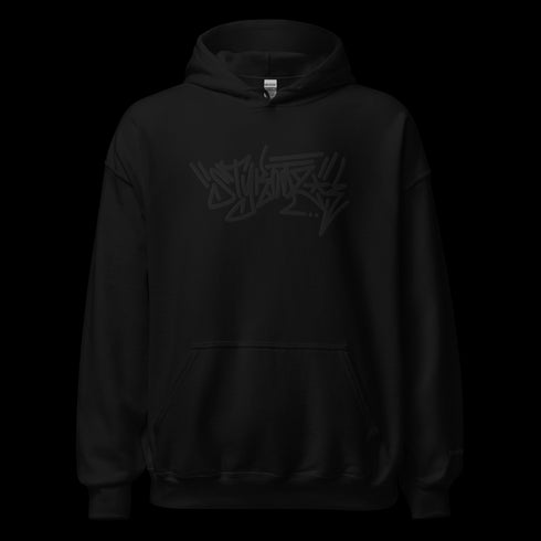 Men’s Graffiti Hoodie – XL Embroidered Stykonz feat Black City Tagz | Hip - Hop Streetwear Hoodie - Stykonz Graffiti Streetwear