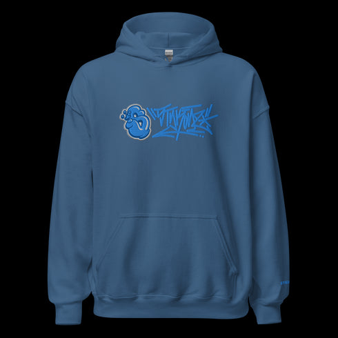 Men’s Graffiti Hoodie – XL Embroidered Stykonz feat S - Kingz Tagz | Hip - Hop Streetwear Hoodie - Stykonz Graffiti Streetwear