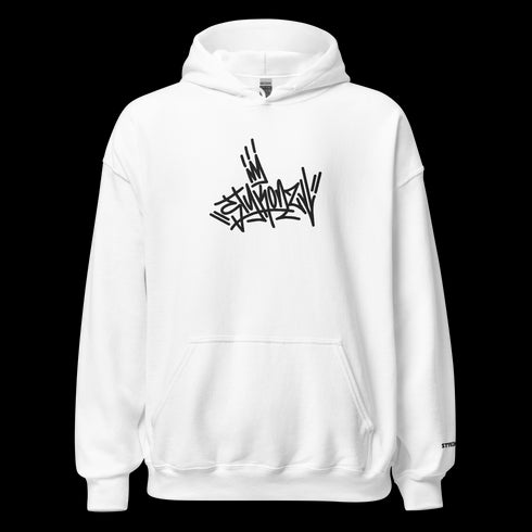 Men’s Graffiti Hoodie – XL Embroidered Stykonz feat Top - Tagz | Hip - Hop Streetwear Hoodie - Stykonz Graffiti Streetwear