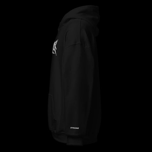 Men’s Graffiti Hoodie – XL Embroidered Stykonz feat White Wall Tagz | Hip - Hop Streetwear Hoodie - Stykonz Graffiti Streetwear