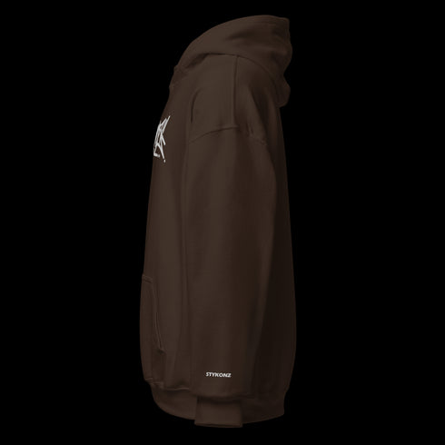 Men’s Graffiti Hoodie – XL Embroidered Stykonz feat White Wall Tagz | Hip - Hop Streetwear Hoodie - Stykonz Graffiti Streetwear