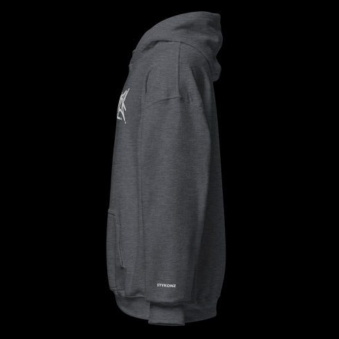 Men’s Graffiti Hoodie – XL Embroidered Stykonz feat White Wall Tagz | Hip - Hop Streetwear Hoodie - Stykonz Graffiti Streetwear