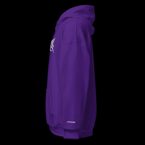 Men’s Graffiti Hoodie – XL Embroidered Stykonz feat White Wall Tagz | Hip - Hop Streetwear Hoodie - Stykonz Graffiti Streetwear