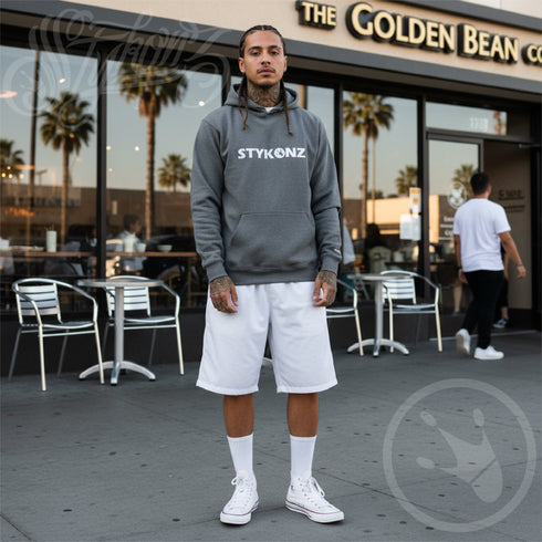 Men’s Graffiti Hoodie – XL Embroidered Stykonz | Hip - Hop Streetwear Hoodie - Stykonz Graffiti Streetwear