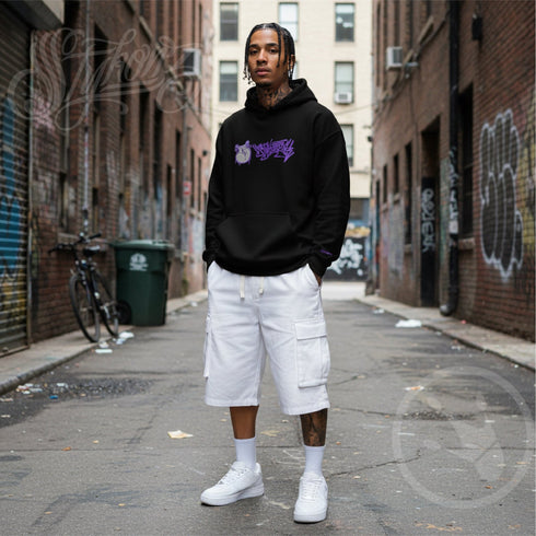 Men’s Graffiti Hoodie – XL Embroidered Stykonz S - Throw Up feat Purpz Tagz | Hip - Hop Streetwear Hoodie - Stykonz Graffiti Streetwear