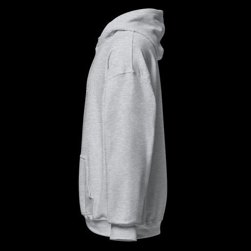 Men’s Graffiti Hoodie – XL Embroidered White Scriptkonz | Hip - Hop Streetwear Hoodie - Stykonz Graffiti Streetwear