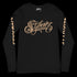 Men's Graffiti Long Sleeve Tee Gold Scriptkonz | Hip - Hop Streetwear Tee - Stykonz Graffiti Streetwear