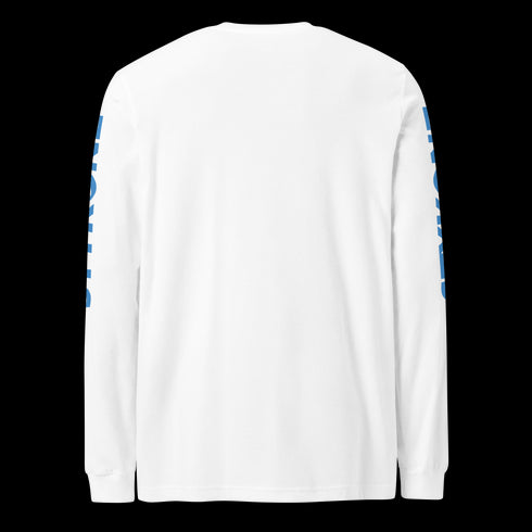 Men's Graffiti Long Sleeve Tee Purple and Blue S - Kingz Crown | Hip - Hop Streetwear Tee - Stykonz Graffiti Streetwear