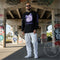 Men's Graffiti Long Sleeve Tee Purple S - Kingz 2Line Throwup | Hip - Hop Streetwear Tee - Stykonz Graffiti Streetwear
