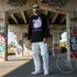 Men's Graffiti Long Sleeve Tee Purple S - Kingz 2Line Throwup | Hip - Hop Streetwear Tee - Stykonz Graffiti Streetwear