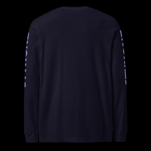 Men's Graffiti Long Sleeve Tee Purple S - Kingz 2Line Throwup | Hip - Hop Streetwear Tee - Stykonz Graffiti Streetwear