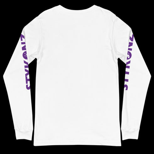 Men's Graffiti Long Sleeve Tee Turquoise S - Kingz 2Line Throwup | Hip - Hop Streetwear Tee - Stykonz Graffiti Streetwear