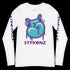 Men's Graffiti Long Sleeve Tee Turquoise S - Kingz 2Line Throwup | Hip - Hop Streetwear Tee - Stykonz Graffiti Streetwear