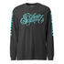 Men's Graffiti Long Sleeve Tee Turquoise Scriptkonz | Hip - Hop Streetwear Tee - Stykonz Graffiti Streetwear
