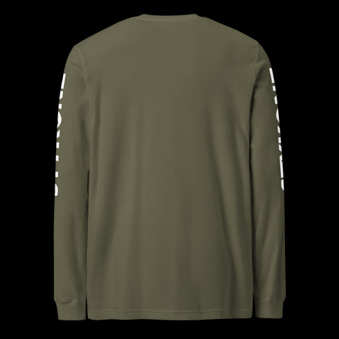 Men's Graffiti Long Sleeve Tee White Scriptkonz | Hip - Hop Streetwear Tee - Stykonz Graffiti Streetwear