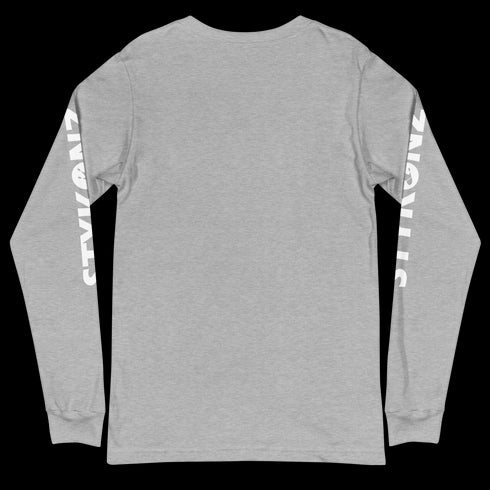Men's Graffiti Long Sleeve Tee White Scriptkonz | Hip - Hop Streetwear Tee - Stykonz Graffiti Streetwear