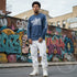 Men's Graffiti Long Sleeve Tee White Stykonz Tag | Hip - Hop Streetwear Tee - Stykonz Graffiti Streetwear