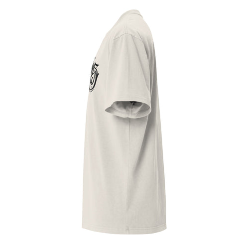 Men's Graffiti Oversized Faded T-Shirt XL Embroidered BW Scriptkonz | Hip - Hop Streetwear T-Shirt - Stykonz Graffiti Streetwear