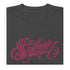 Men's Graffiti Oversized Faded T-Shirt XL Embroidered Hot Pink Scriptkonz | Hip - Hop Streetwear T-Shirt - Stykonz Graffiti Streetwear