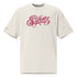 Men's Graffiti Oversized Faded T-Shirt XL Embroidered Hot Pink Scriptkonz | Hip - Hop Streetwear T-Shirt - Stykonz Graffiti Streetwear
