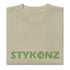 Men's Graffiti Oversized Faded T-Shirt XL Embroidered Kiwi Stykonz Block | Hip - Hop Streetwear T-Shirt - Stykonz Graffiti Streetwear