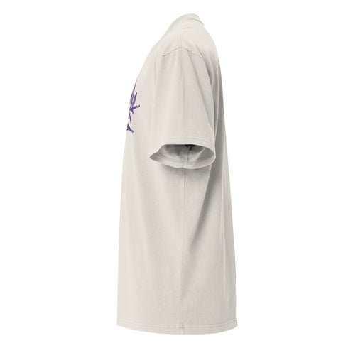 Men's Graffiti Oversized Faded T-Shirt XL Embroidered Stykonz feat Purpz Crown Tagz | Hip - Hop Streetwear T-Shirt - Stykonz Graffiti Streetwear